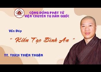 Vấn đáp “Kiến Tạo Bình An” – Khóa tu học  14 – Cộng đồng Phật tử VCT Hàn quốc- TT.Thích Thiện Thuận