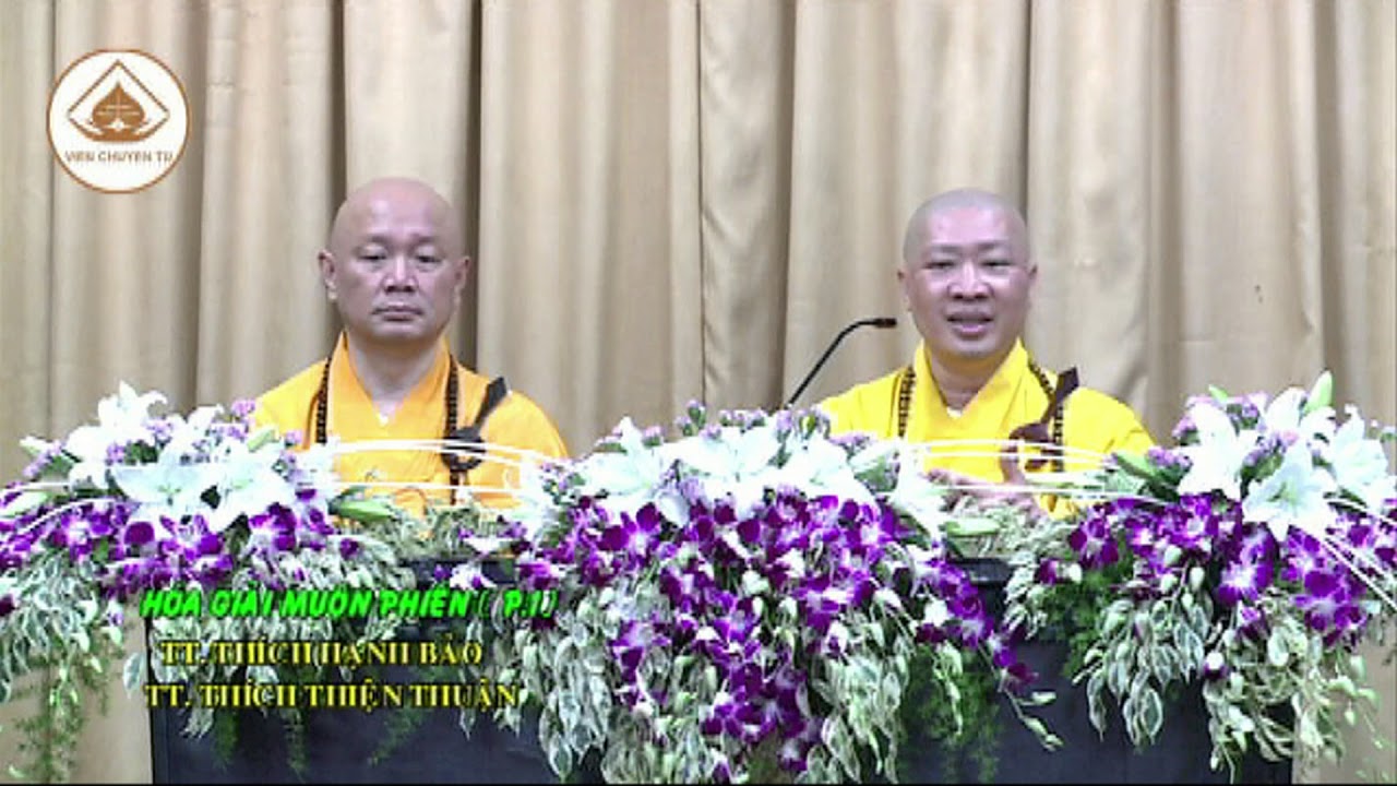 HÓA GIẢI MUỘN PHIỀN (PHẦN 1)-TT. THÍCH HẠNH BẢO-TT. THÍCH THIỆN THUẬN