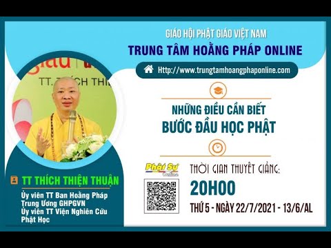 NHỮNG ĐIỀU CẦN BIẾT BƯỚC ĐẦU HỌC PHẬT – TT. THÍCH THIỆN THUẬN