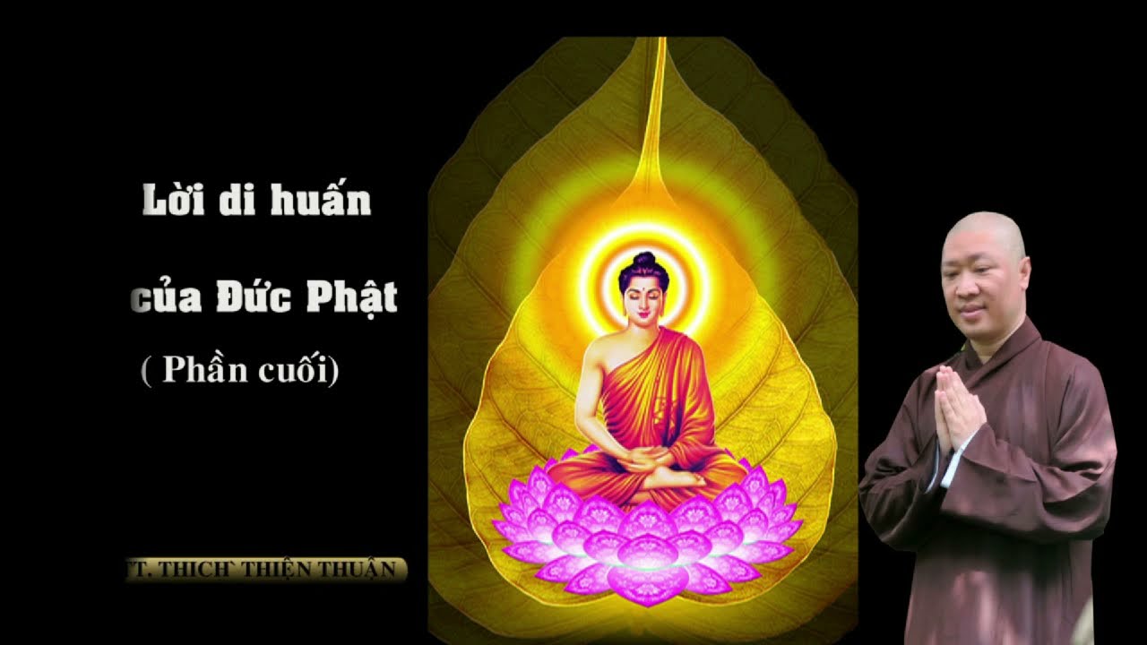 LỜI DI HUẤN CỦA ĐỨC PHẬT ( PHẦN CUỐI)- TT. THÍCH THIỆN THUẬN