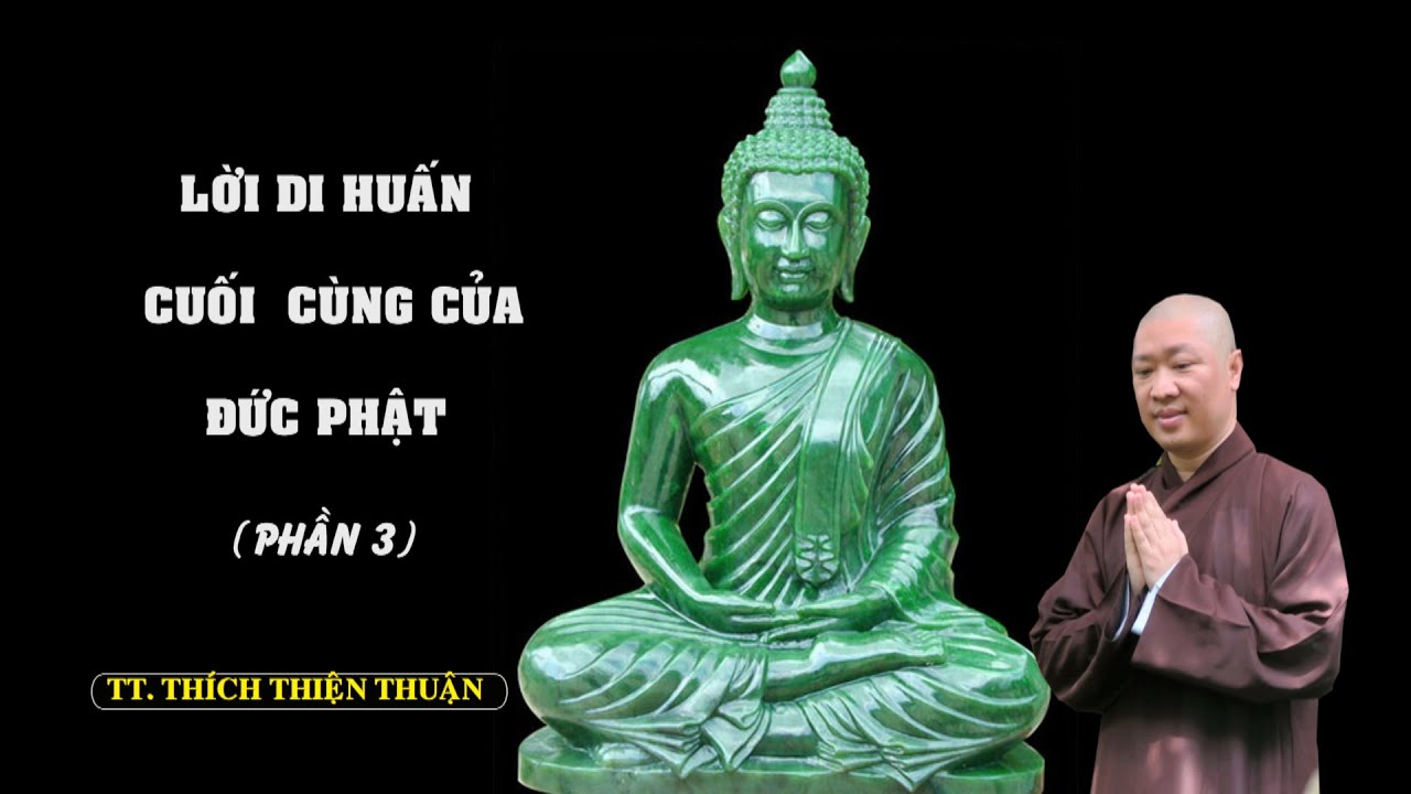 LỜI DI HUẤN CUỐI CÙNG CỦA ĐỨC PHẬT ( PHẦN 3) – TT. THÍCH THIỆN THUẬN