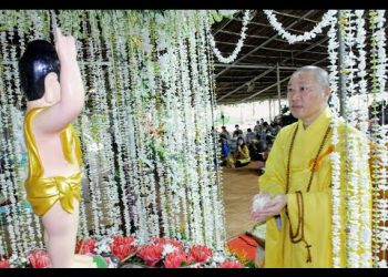 LỄ TẮM PHẬT PL. 2566 – VIỆN CHUYÊN TU II  LỘC AN, ĐỒNG NAI