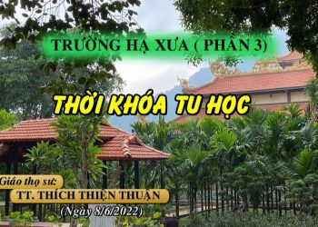 TRƯỜNG HẠ XƯA ( PHẦN 3) – THỜI KHÓA TU HỌC – TT. THÍCH THIỆN THUẬN- TRƯỜNG HẠ VẠN THIỆN BR-VT