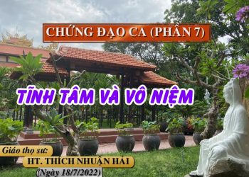 CHỨNG ĐẠO CA (PHẦN 7) – TĨNH TÂM VÀ VÔ NIỆM – HT. THÍCH NHUẬN HẢI – TRƯỜNG HẠ CHÙA VẠN THIỆN BR-VT