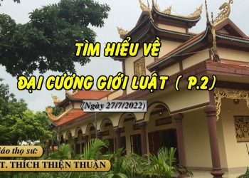 ĐẠI CƯƠNG GIỚI LUẬT ( PHẦN 2) – TT. THÍCH THIỆN THUẬN – TRƯỜNG HẠ VẠN THIỆN  BÀ RỊA – VŨNG TÀU