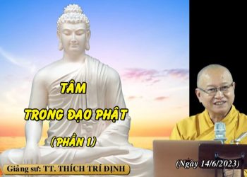 TÂM TRONG ĐẠO PHẬT (PHẦN 1) – TT. THÍCH TRÍ ĐỊNH – TRƯỜNG HẠ VẠN THIỆN BÀ RỊA- VŨNG TÀU