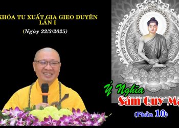 Ý Nghĩa Sám Quy Mạng ( P. 10)- Khóa Tu Xuất Gia Gieo Duyên Lần I- TT.Thích Thiện Thuận Chùa VạnThiện