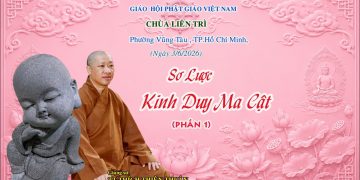 Sơ Lược Kinh Duy Ma Cật ( P.1)TT. Thích Thiện Thuận -Trường hạ Liên Trì – P.Vũng Tàu TP. Hồ Chí Minh